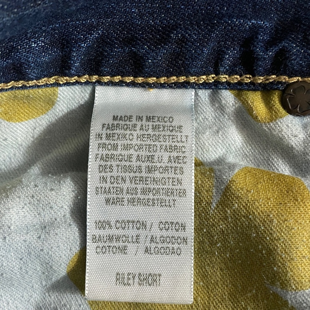 Lucky Brand Shorts, Denim, Cotton, Sz 4, Waist 27, Distressed, Riley shorts - Picture 5 of 14